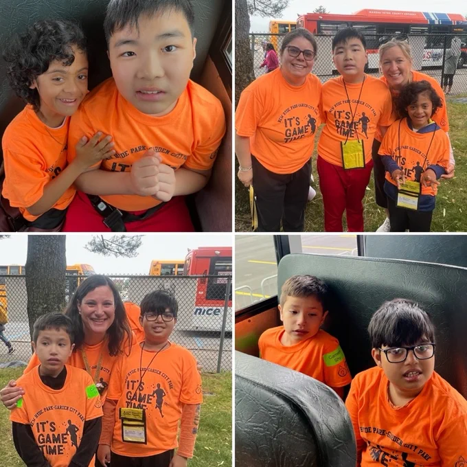 Kids at the Empire games