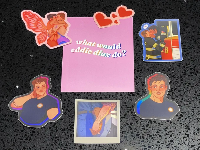 9-1-1 stickers from @destinanniee.