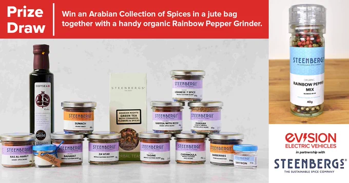 Prize draw of the month - Steenbergs eco friendly spice collection