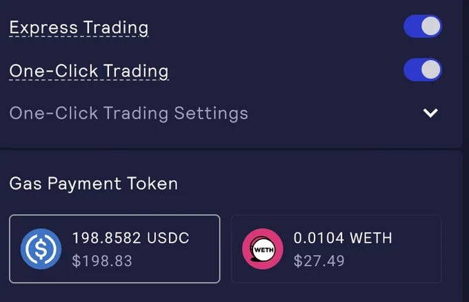 Express Trading and One-Click Trading (1CT)