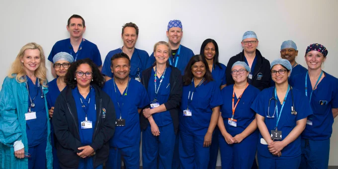 Colleagues from UHL's anaesthetic departments