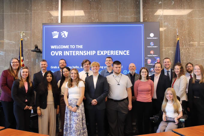 The Shapiro Administration today welcomed 10 Pennsylvania college students with disabilities to the 2025 Office of Vocational Rehabilitation (OVR) summer internship program. 