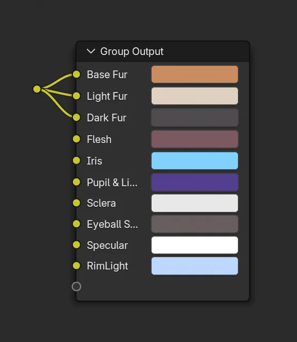 Unified character color palette