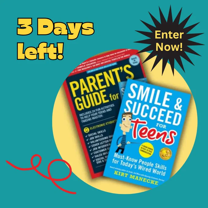 "3 Days Left!" and "Enter Now!" with the cover images of the 2 books in the giveaway.