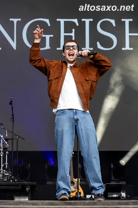 Eddie Keogh of Kingfishr performs at Vestrock 2025 at Buitenvest in Hulst, Netherlands on June 1, 2025. 
ALTOSAXO Music Apparel 
https://www.altosaxo.net/