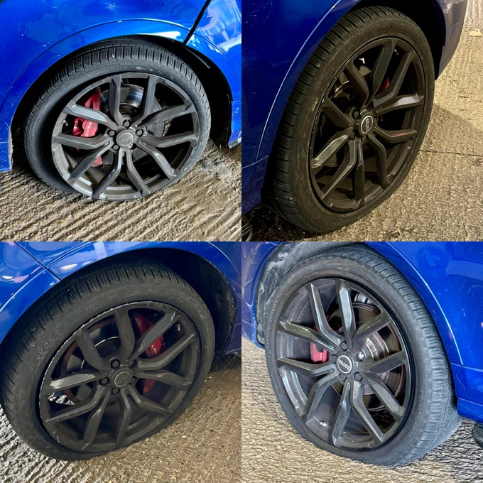 All tyres punctured