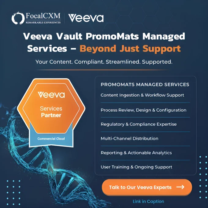 Veeva Vault PromoMats Managed Services - Beyond Just Support