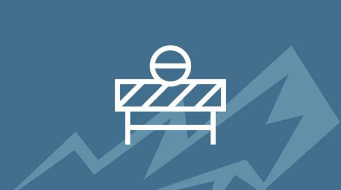roadway barrier graphic
