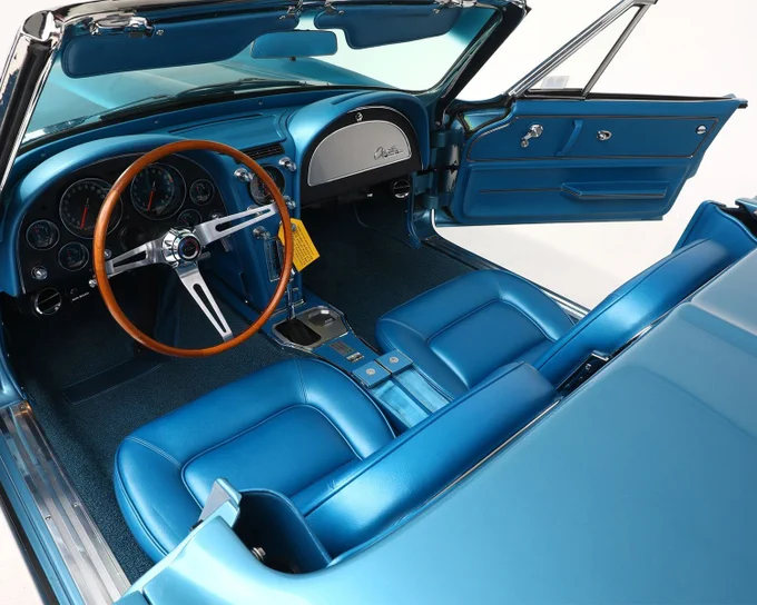 All-American legend. All-original heart. This 1966 Chevrolet Corvette L79 convertible is powered by a matching-numbers 327/350hp V8, original driveline and a 4-speed manual. It crossed the 2025 Palm Beach Auction block for $148,500!
