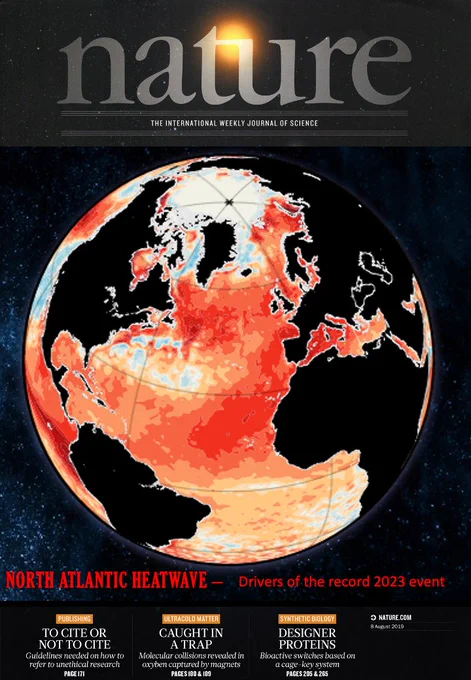 This is not the actual cover of Nature, just shown here for illustrative purposes. We did submit this figure for consideration for their cover. Print run in two weeks, we'll know by then if it gets used.