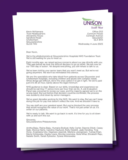 Screenshot of a letter to Kevin McManara, full copy is available on our website.