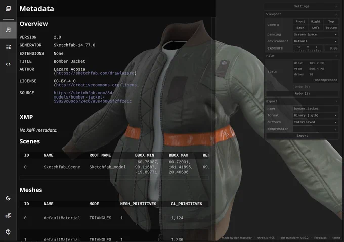 Original file, 806mb vram