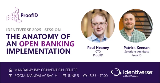 ProofID Speaking Session Thursday June 5 at Identiverse 2025