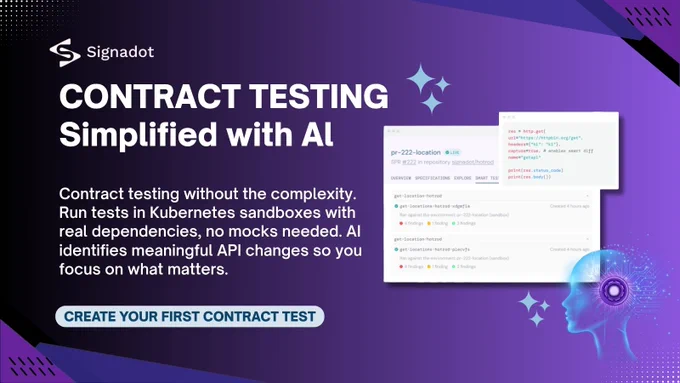 Contract Testing Simplified with AI
Try Smart Test for FREE