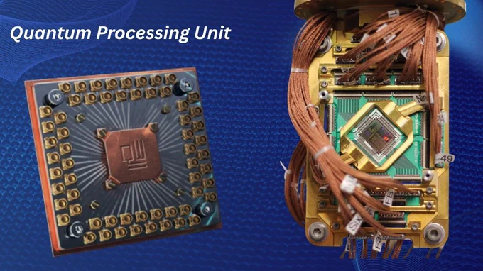 Applications of quantum processing units, their structure, Types of qubits, and other topics will be covered in this article.

In essence, a quantum computer’s “brain” is a Quantum Processing Unit (QPU). This cutting-edge processor uses quantum physics and qubits to solve complex problems. QPUs use qubits, which can be 0, 1, or a superposition of both 0, and 1. Binary bits are used in conventional computers (0s and 1s). With quantum principles like entanglement, decoherence, and interference, QPUs can handle data very differently from regular computers.

Structure and Functionality of a QPU
A QPU is fundamentally made up of two important components:

Quantum Chip: This serves as the basis and is usually a semiconductor with many layers etched with superconducting elements. The physical qubits are made up of these elements.
Control Electronics: These are necessary for handling and amplifying control signals, controlling and reading the qubits, and addressing interference that may cause 