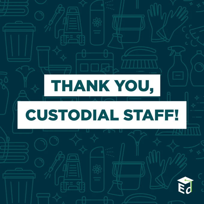 Thank you, custodial staff!