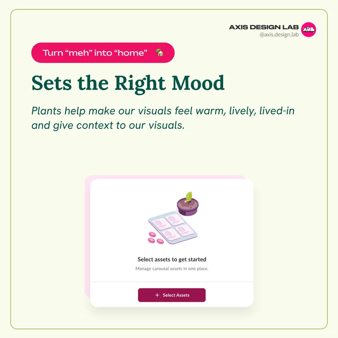 alt= “Plants elevate our moods and create an atmosphere of warmth and liveliness.”