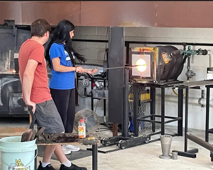 learning to keep the glass hot 