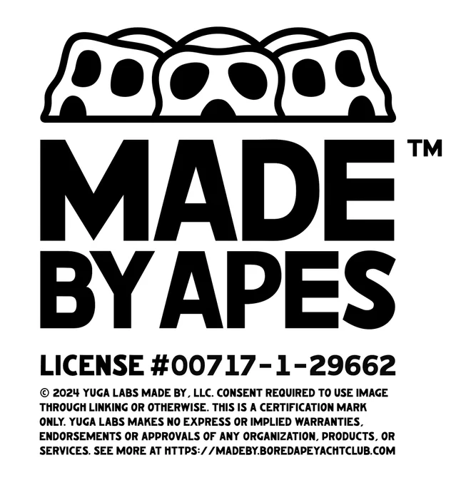 Made By Apes License #00717