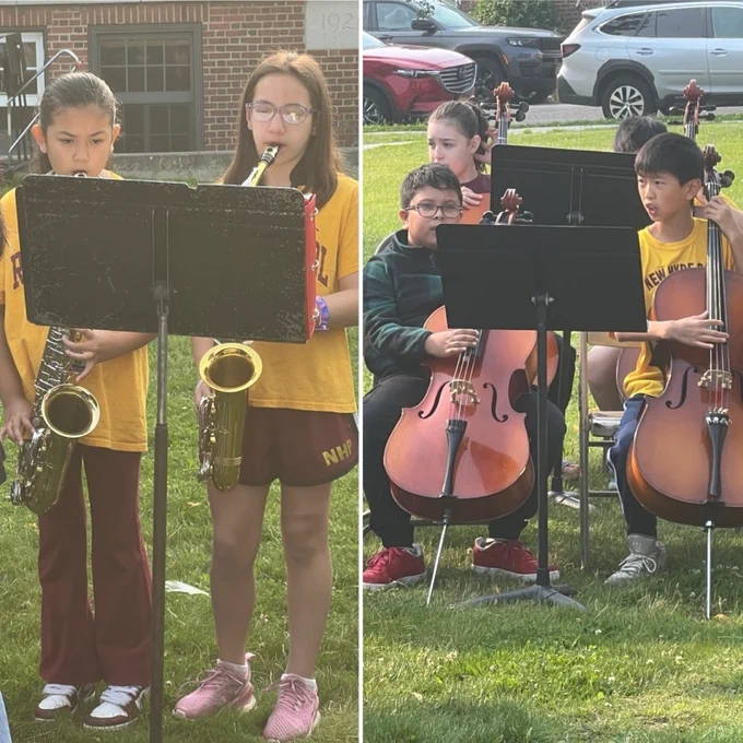kids playing instruments