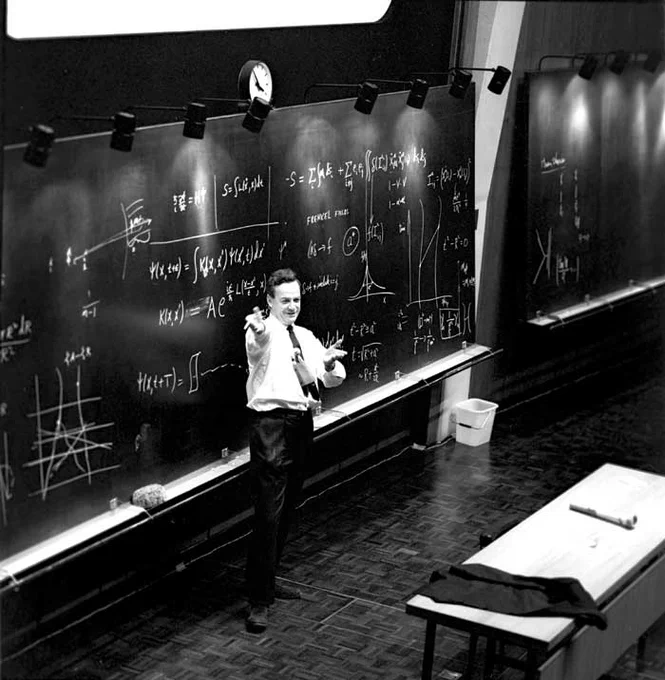 feynman blackboard physics