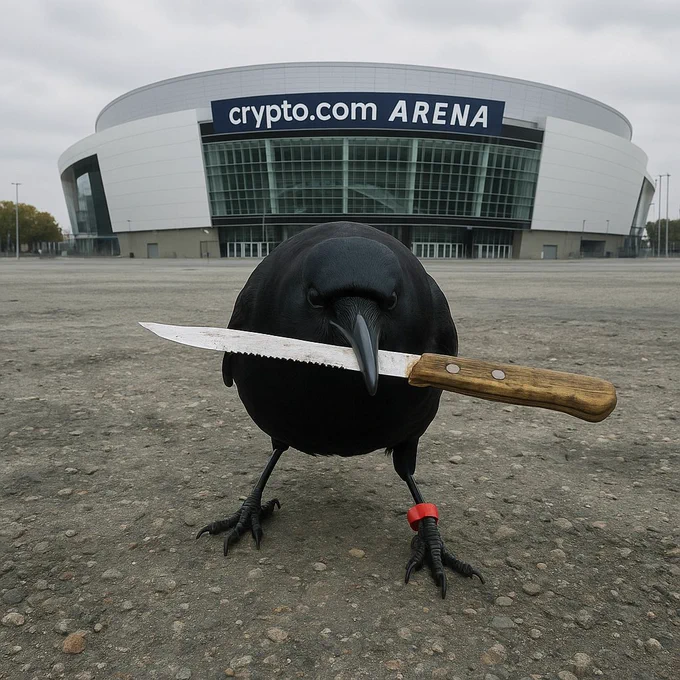 crow with knife - $CAW