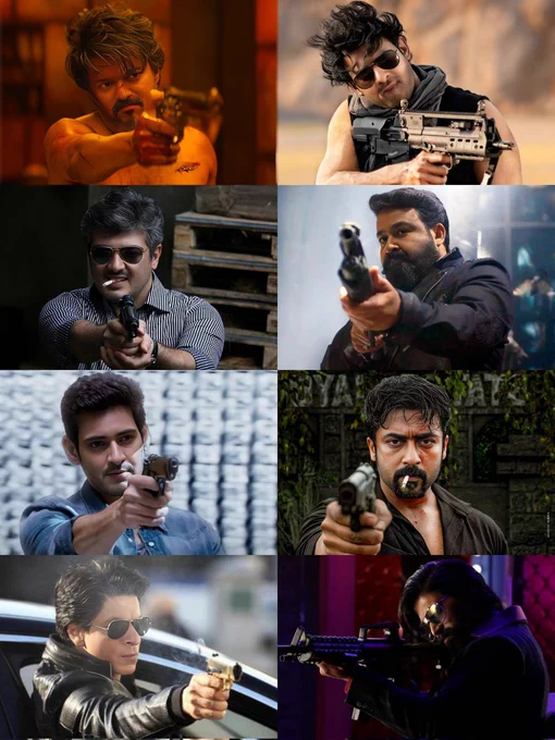 Who’s the ultimate GUN HANDLER in Indian cinema? 🔥
Drop your pick below