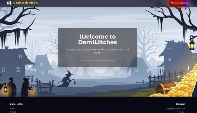Dem Witches Intro Screen