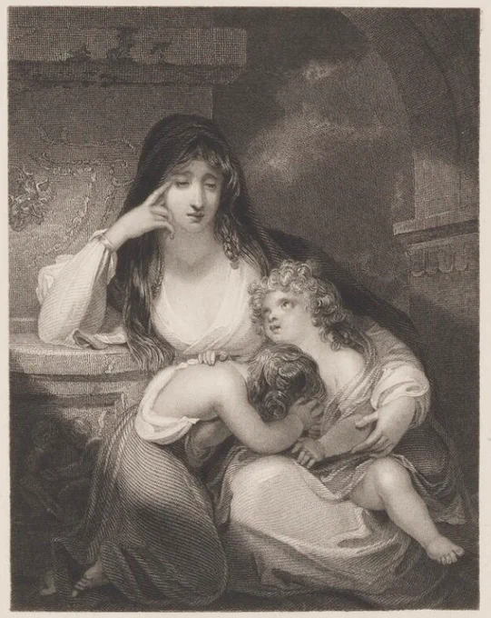 Pamela Fitzgerald, widow of United Irishman Edward Fitzgerald. Engraving. National Portrait Gallery, London.