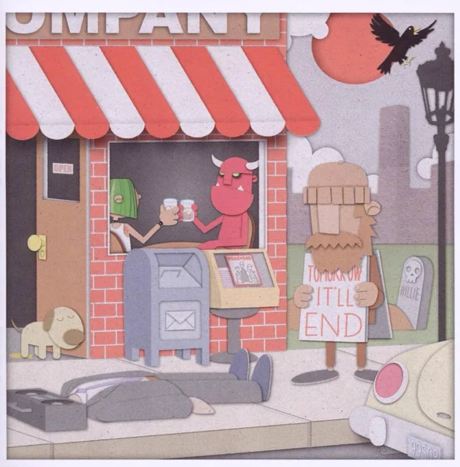The album cover for 99 Songs of Revolution by Streetlight Manifesto