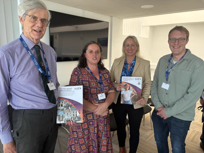 Members of the Bevan Foundation team at the WLGA conference