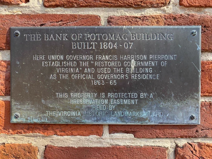 Francis Pierpont’s Governor’s Residence in Alexandria 