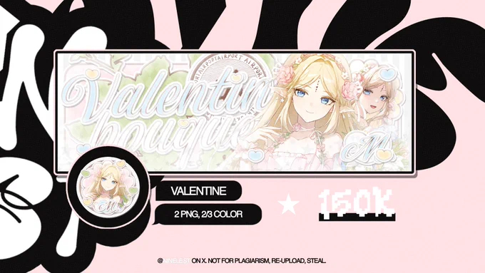 VALENTINE. 150K
DP: 50%