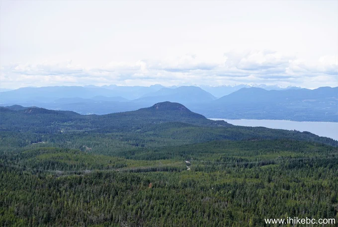 View from Mount Davies on Texada Island, BC