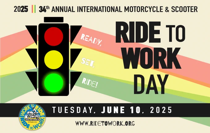 Graphic with the headline "Ride to Work Day."