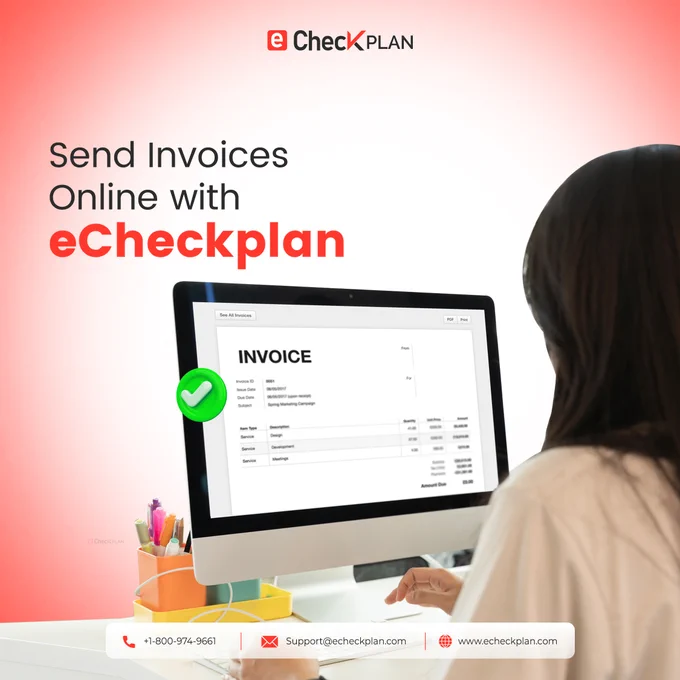 🧾 𝐒𝐞𝐧𝐝 𝐈𝐧𝐯𝐨𝐢𝐜𝐞𝐬 𝐎𝐧𝐥𝐢𝐧𝐞 𝐰𝐢𝐭𝐡 𝐞𝐂𝐡𝐞𝐜𝐤𝐩𝐥𝐚𝐧!

Ditch the paperwork. Get paid faster. With eCheckplan, sending professional invoices online is quick, easy, and secure, allowing you to focus more on your business and less on chasing payments.

​🇸​​🇹​​🇷​​🇪​​🇦​​🇲​​🇱​​🇮​​🇳​​🇪​ ​🇾​​🇴​​🇺​​🇷​ ​🇼​​🇴​​🇷​​🇰​​🇫​​🇱​​🇴​​🇼​ ​🇦​​🇳​​🇩​ ​🇸​​🇹​​🇦​​🇾​ ​🇴​​🇷​​🇬​​🇦​​🇳​​🇮​​🇿​​🇪​​🇩​, ​🇦​​🇱​​🇱​ ​🇮​​🇳​ ​🇴​​🇳​​🇪​ ​🇵​​🇱​​🇦​​🇨​​🇪​.
