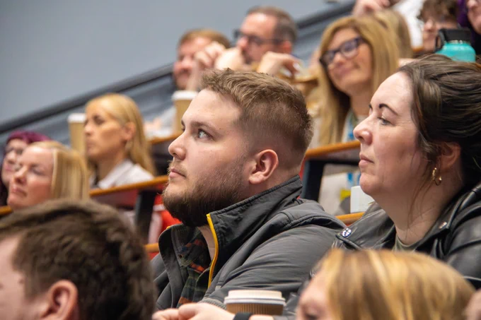 Attendees sit and listen at the Scottish Learning Disabilities Nursing Network Conference 2025