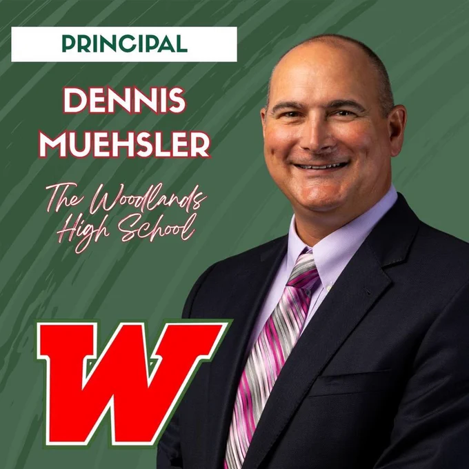 Principal Dennis Muehsler The Woodlands High School