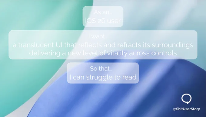 Image repeats text of tweet content in almost unreadable styling