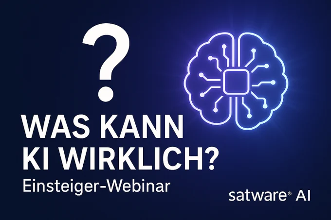 Was kann KI wirklich - Einsteiger-Webinar zu satware® AI chat