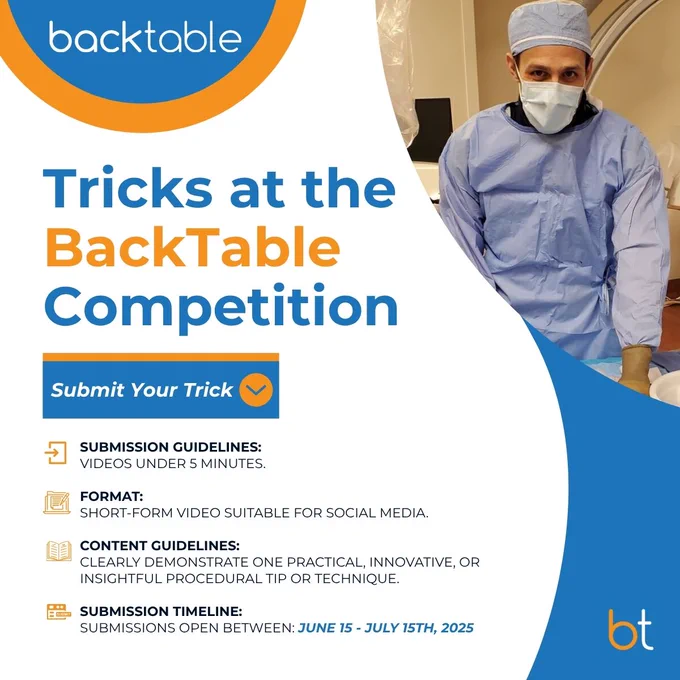 BackTable Tricks Competition launches in just a few days!