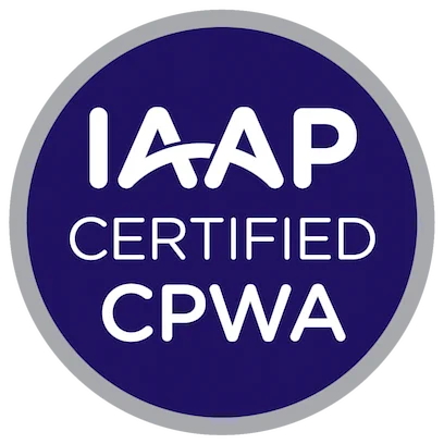 IAAP Certified CPWA Badge