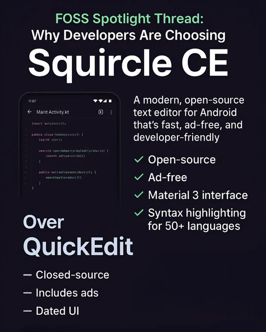 FOSS Spotlight Thread:
Why Developers Are Choosing Squircle CE