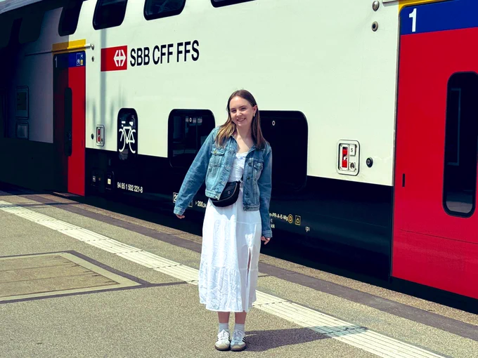 Train from Geneva to Nyon