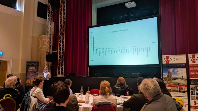 Arianna Magyaricsova presenting her research at the 2025 CVARF Symposium © ScARF