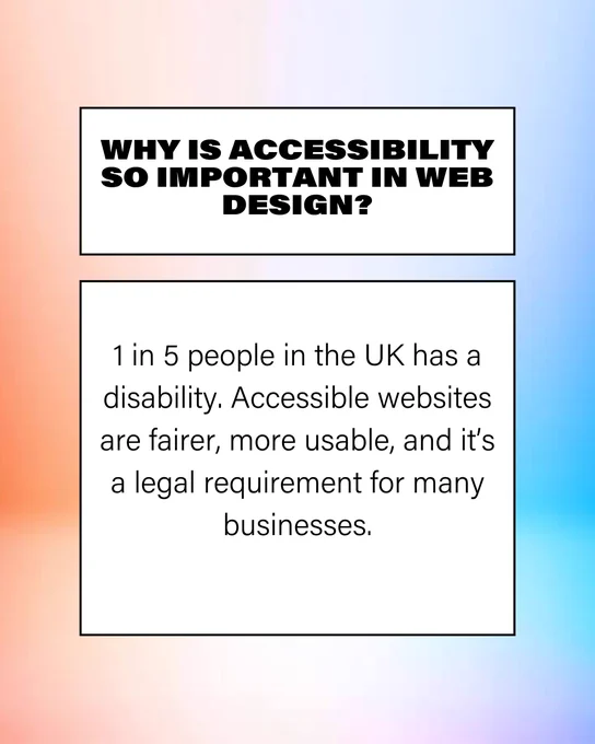 Gradient background with black text inside which text boxes.