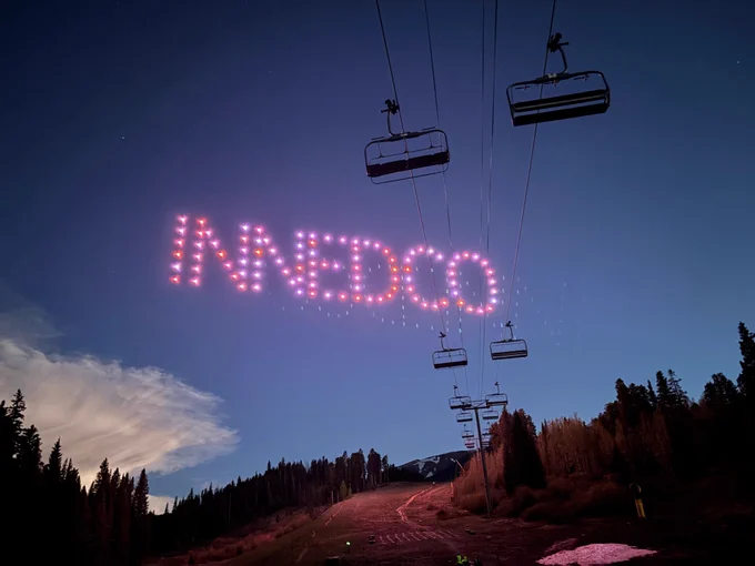 InnEdCO displayed by drones