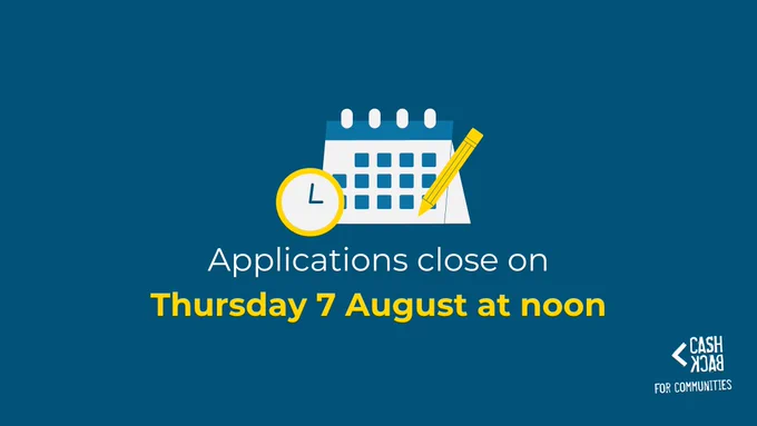Applications close on Thursday 7 August at noon