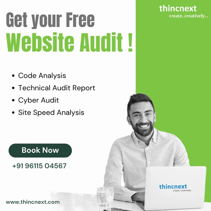 At thincnext, we’re helping businesses like yours unlock higher speed, tighter security, and cleaner code—all with a FREE Website Audit! ✅
.
#FreeWebsiteAudit #SiteSpeed #CodeAnalysis #CyberAudit #StartupSupport #TechAudit #DigitalGrowth #Thincnext #AuditNow #thincnextdigital