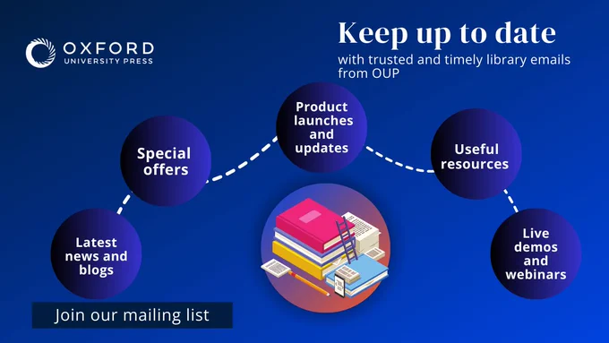 Stay updated with the latest news and resources from Oxford University Press
